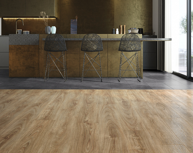 Кварц-виниловая плитка IVC Lay Red 55 Midland Oak 22821 