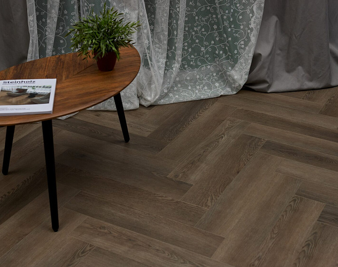 Кварц-виниловая плитка Steinholz Herringbone Вельс STH053H 
