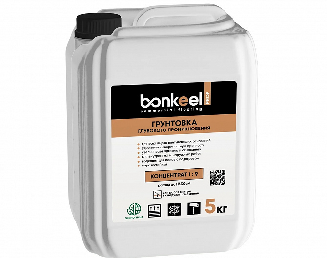 Грунтовка глубокого проникновения, 5 кг Bonkeel 647531 