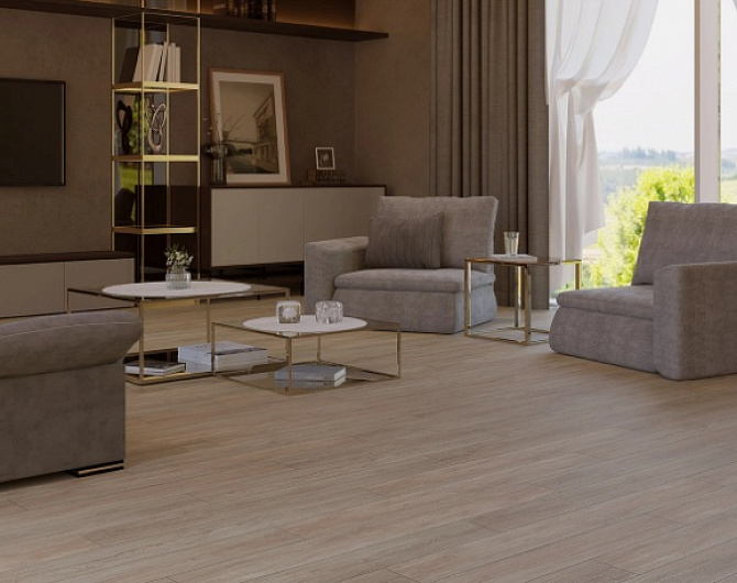 Кварц-виниловая плитка Stone Floor MSPC Дуб Арктическое лето K0026-18 MP 